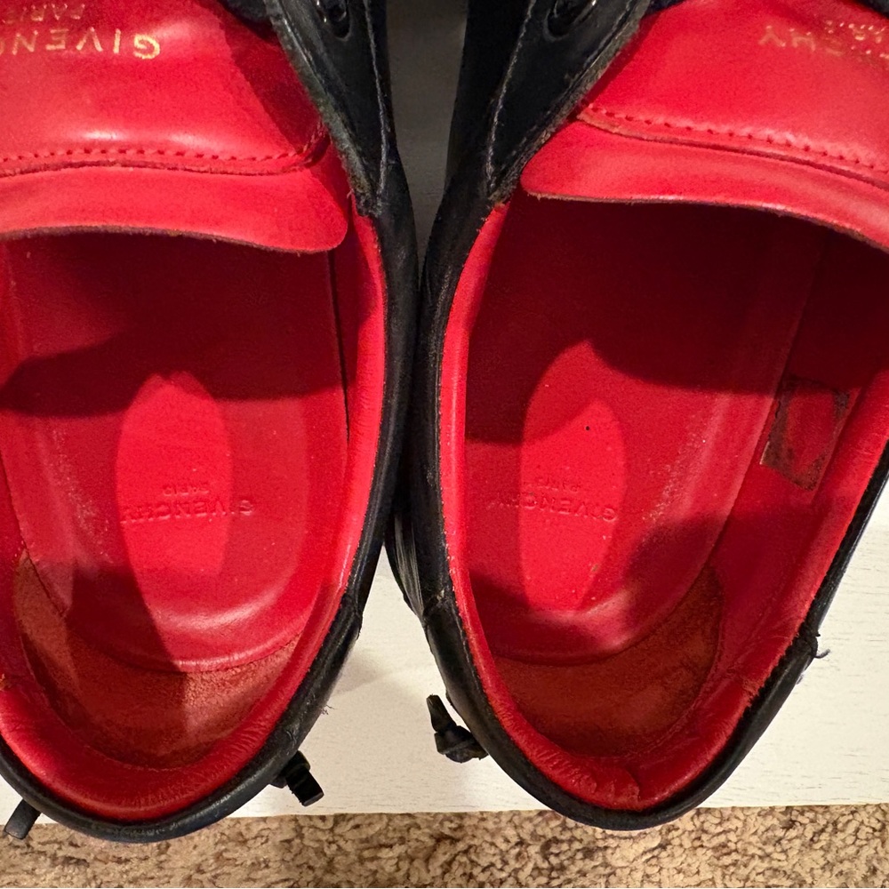 Givenchy Black and Red Men's Sneakers - Picture 4 of 6